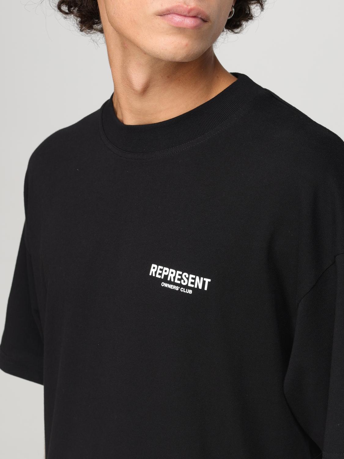 REPRESENT T-SHIRT: T-shirt men Represent, Black - Img 3