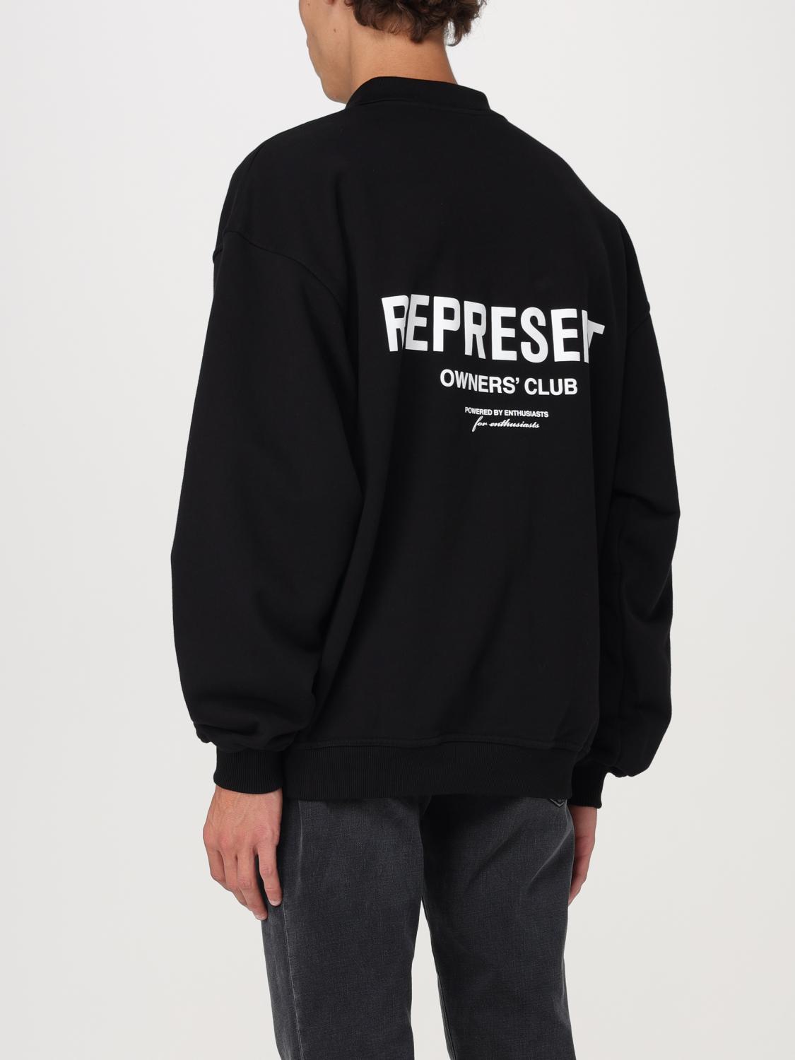 REPRESENT スウェットシャツ: セーター メンズ Represent, ブラック - Img 2