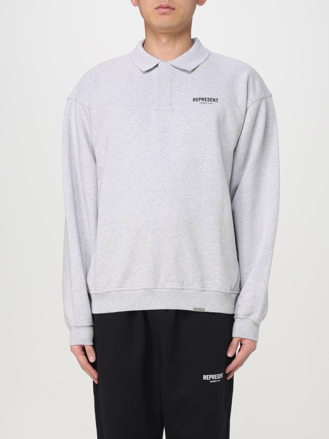 REPRESENT SWEATSHIRT: Sweater men Represent, Charcoal - Img 1