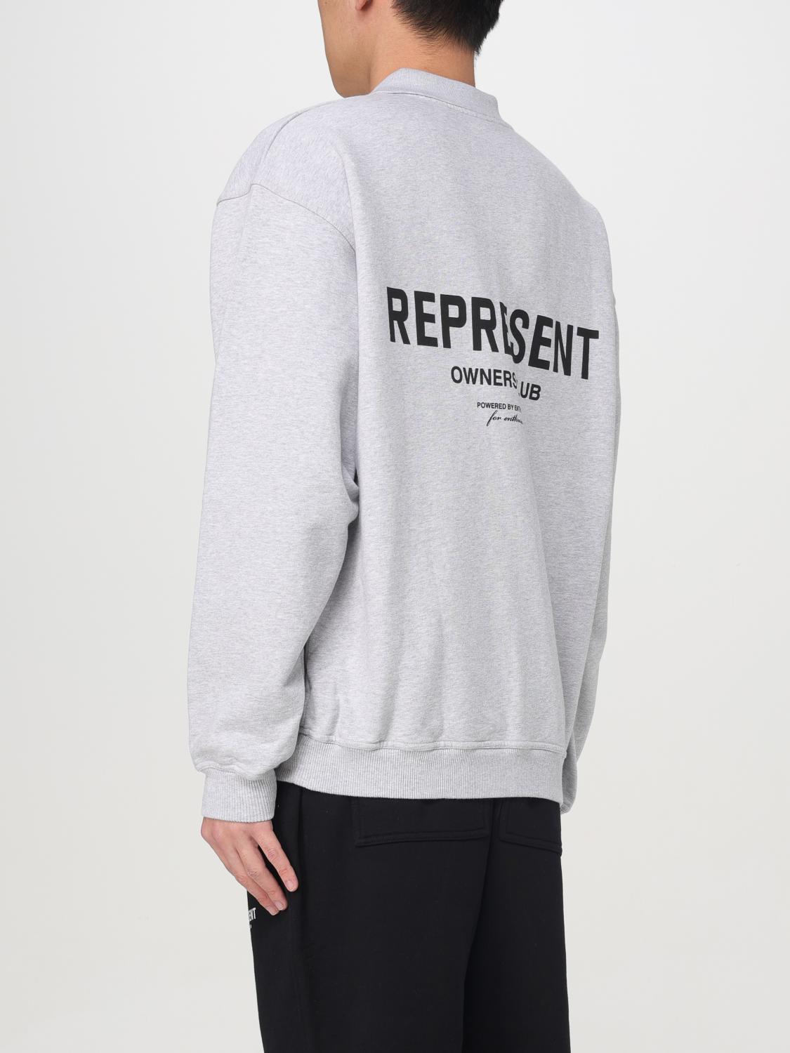 REPRESENT SWEATSHIRT: Sweater men Represent, Charcoal - Img 2