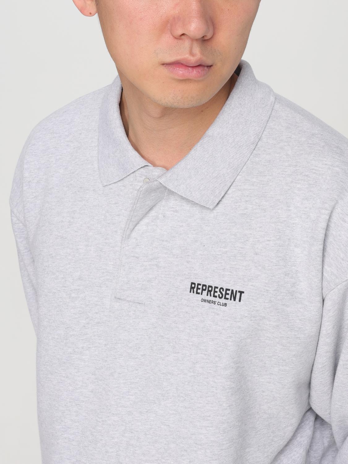 REPRESENT SWEATSHIRT: Sweater men Represent, Charcoal - Img 3