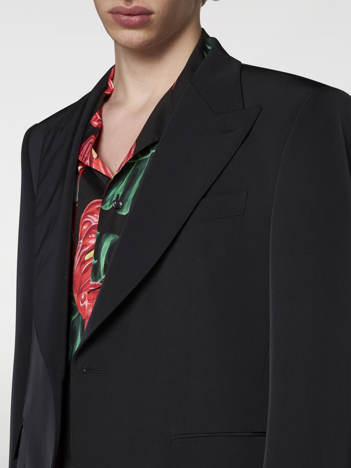 DOLCE & GABBANA BLAZER: Jacket men Dolce & Gabbana, Black - Img 3