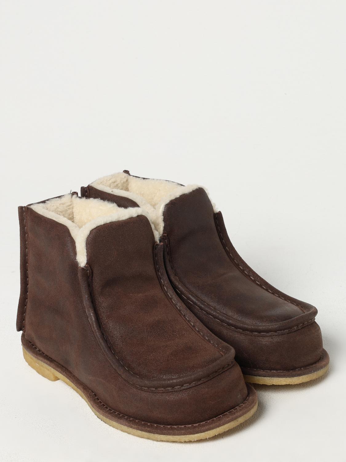 JW ANDERSON BOTTINES PLATES: Bottines plates femme Jw Anderson, Marron - Img 2