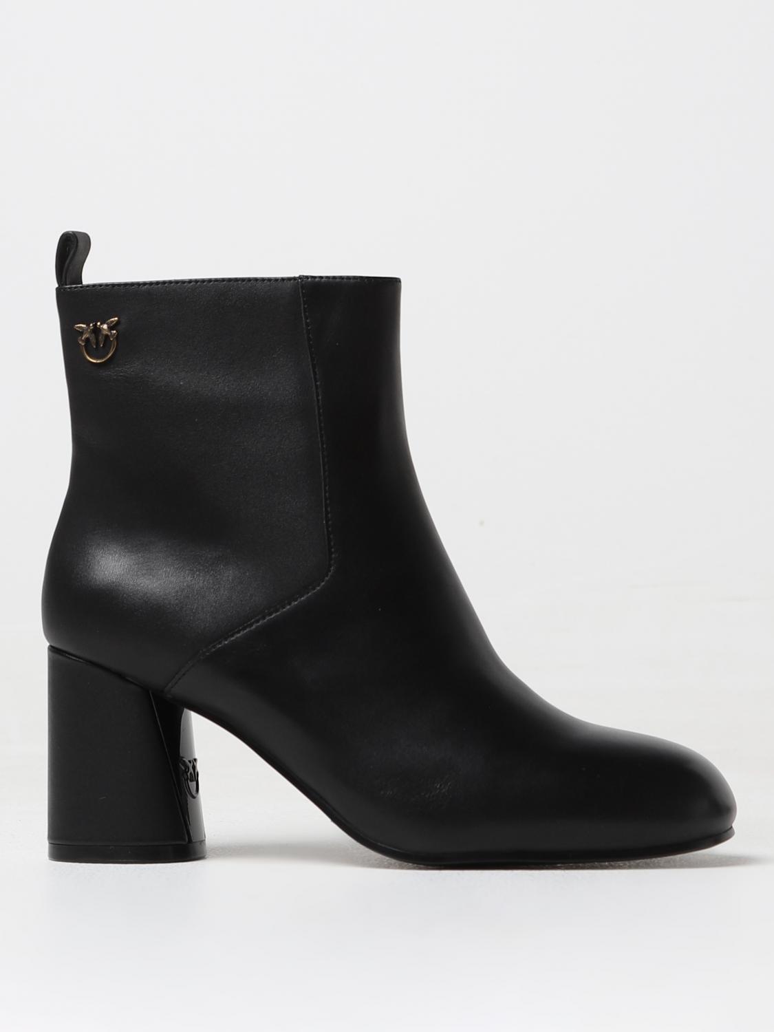 PINKO STIVALETTI: Stivaletto Pinko in pelle , Nero - Img 1
