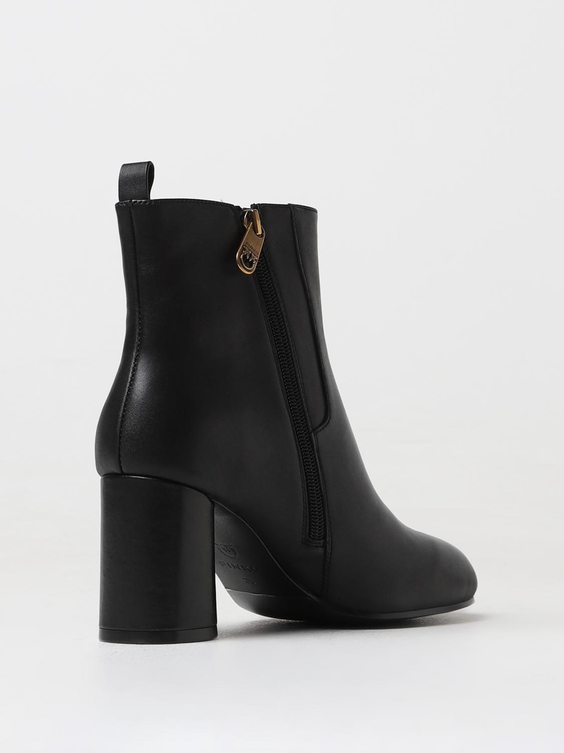 PINKO STIVALETTI: Stivaletto Pinko in pelle , Nero - Img 3