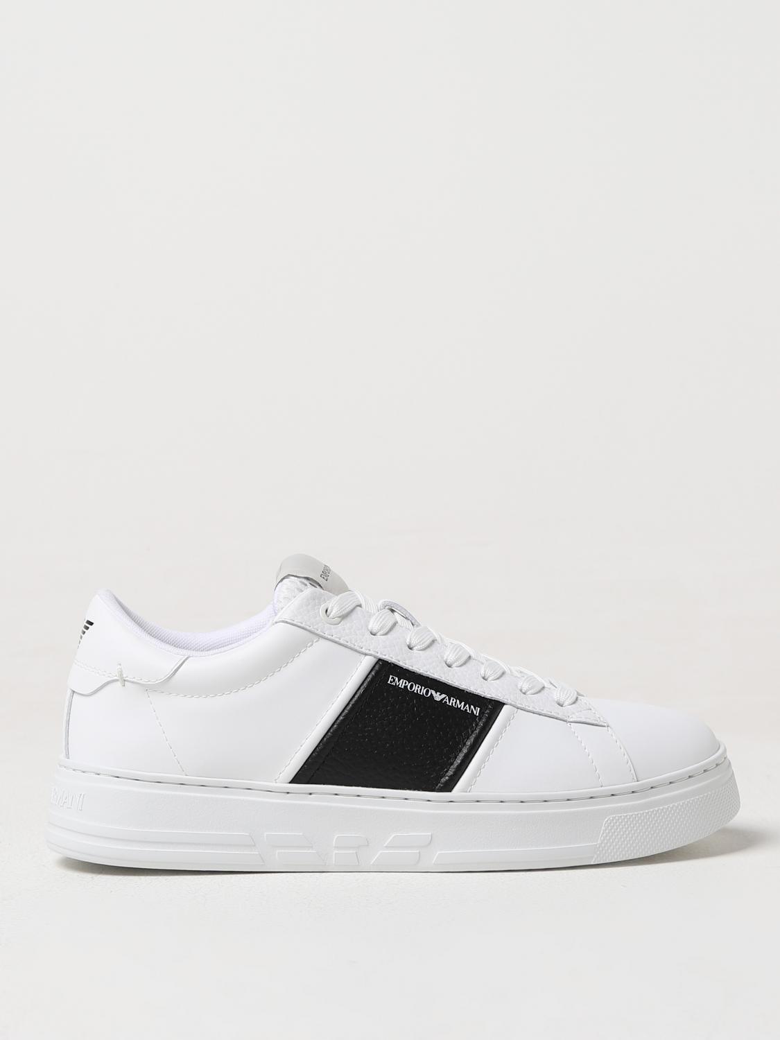 EMPORIO ARMANI Sneakers men White Emporio Armani sneakers X4X570XN840 online at GIGLIO.COM