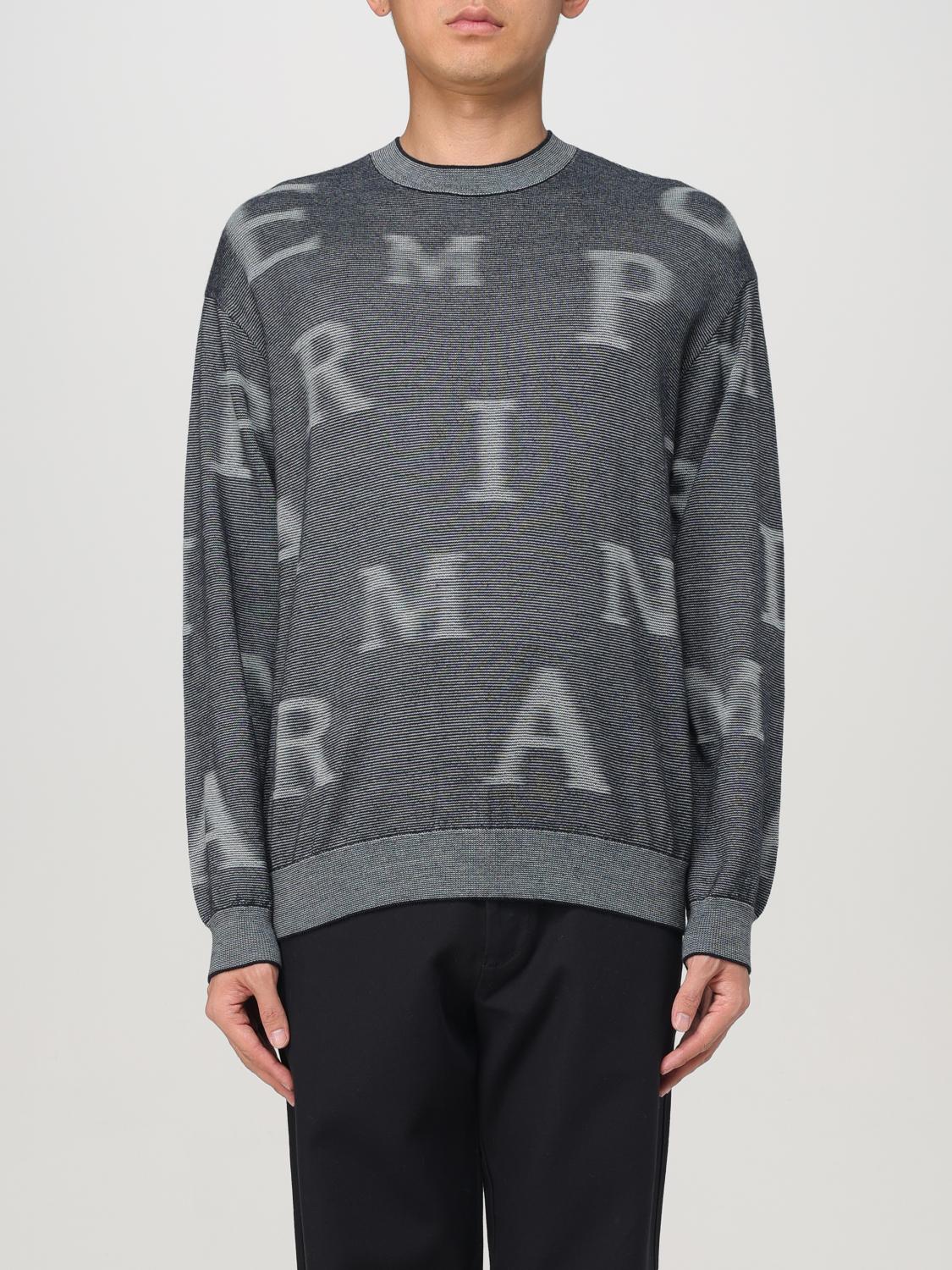 EMPORIO ARMANI SWEATER: Sweater men Emporio Armani, Grey - Img 1