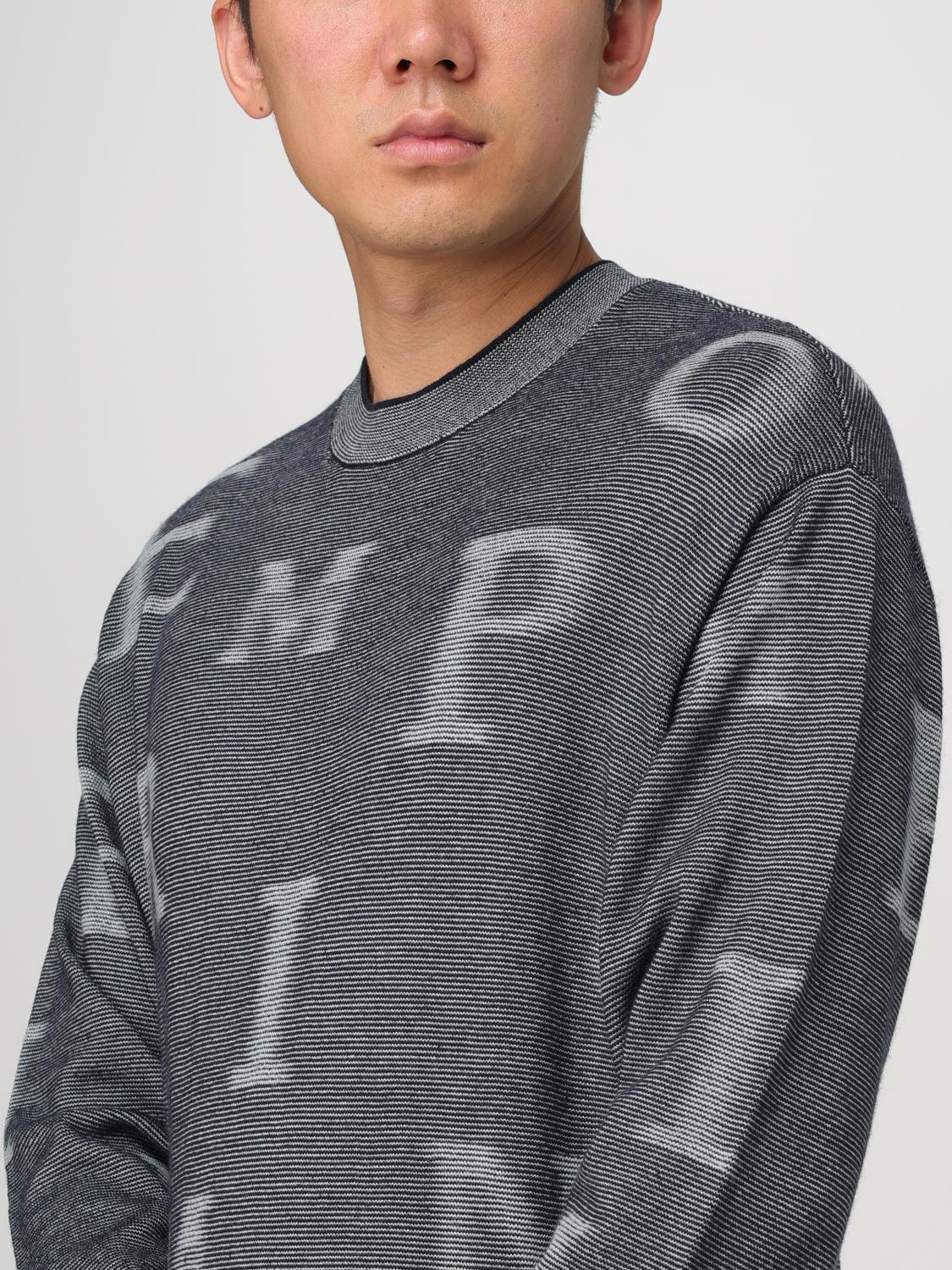 EMPORIO ARMANI PULLOVER: Pullover herren Emporio Armani, Grau - Img 3