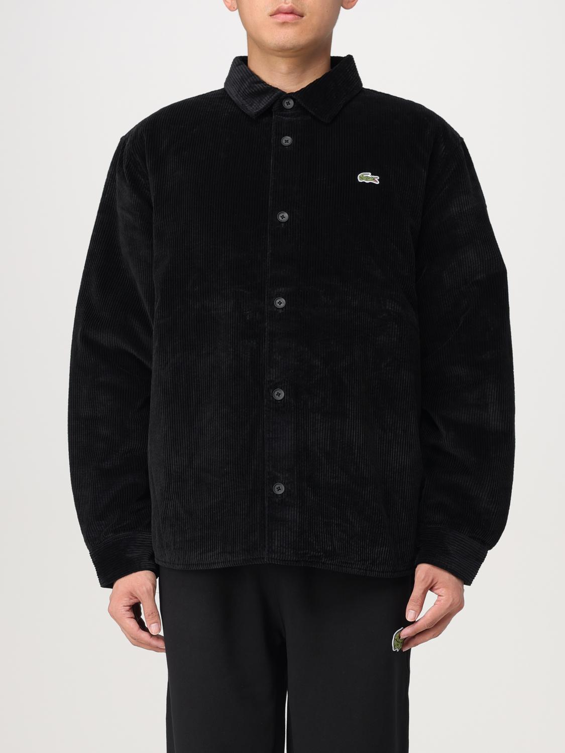 LACOSTE 셔츠: 셔츠 남성 Lacoste, 블랙 - Img 1