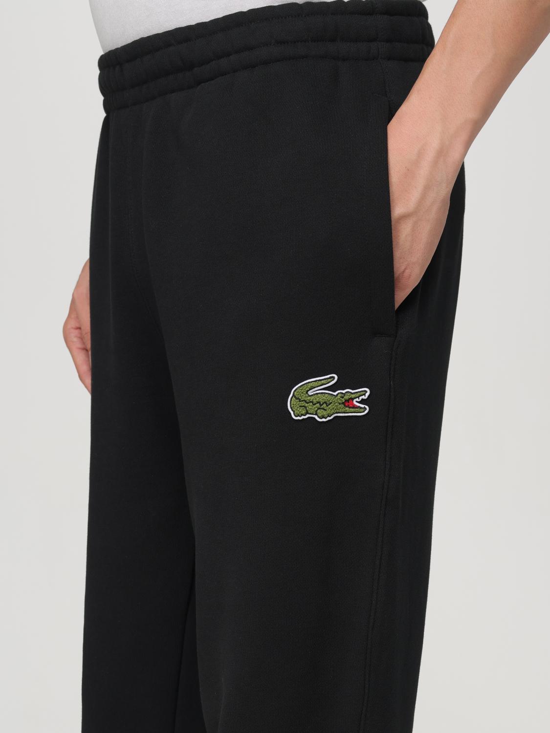 LACOSTE TROUSERS: Trousers men Lacoste, Black - Img 3