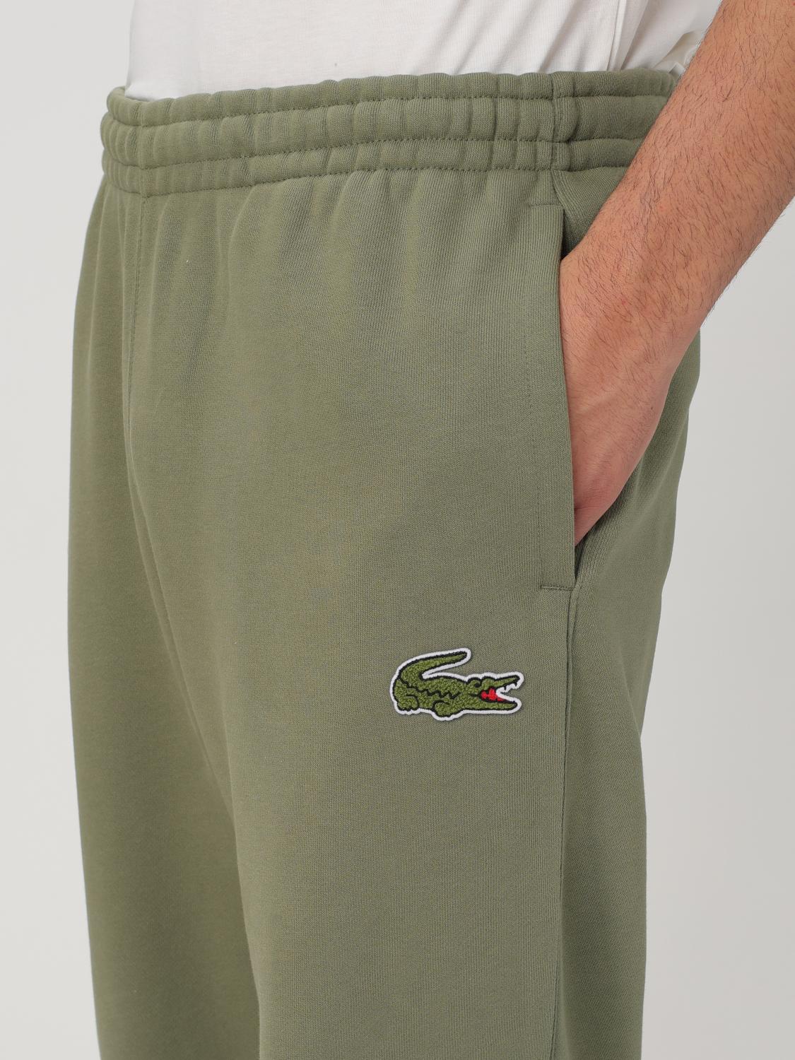 LACOSTE PANTS: Pants men Lacoste, Green - Img 3