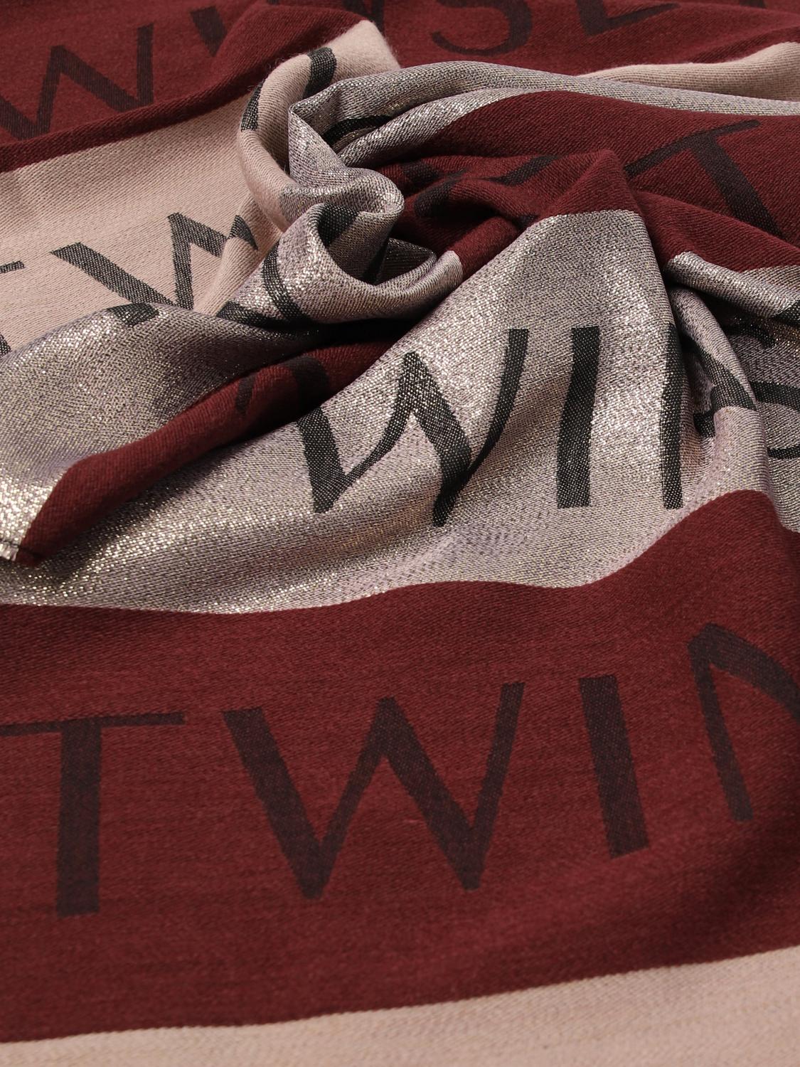 TWINSET SCHAL: Schal damen Twinset, Blueberry - Img 3