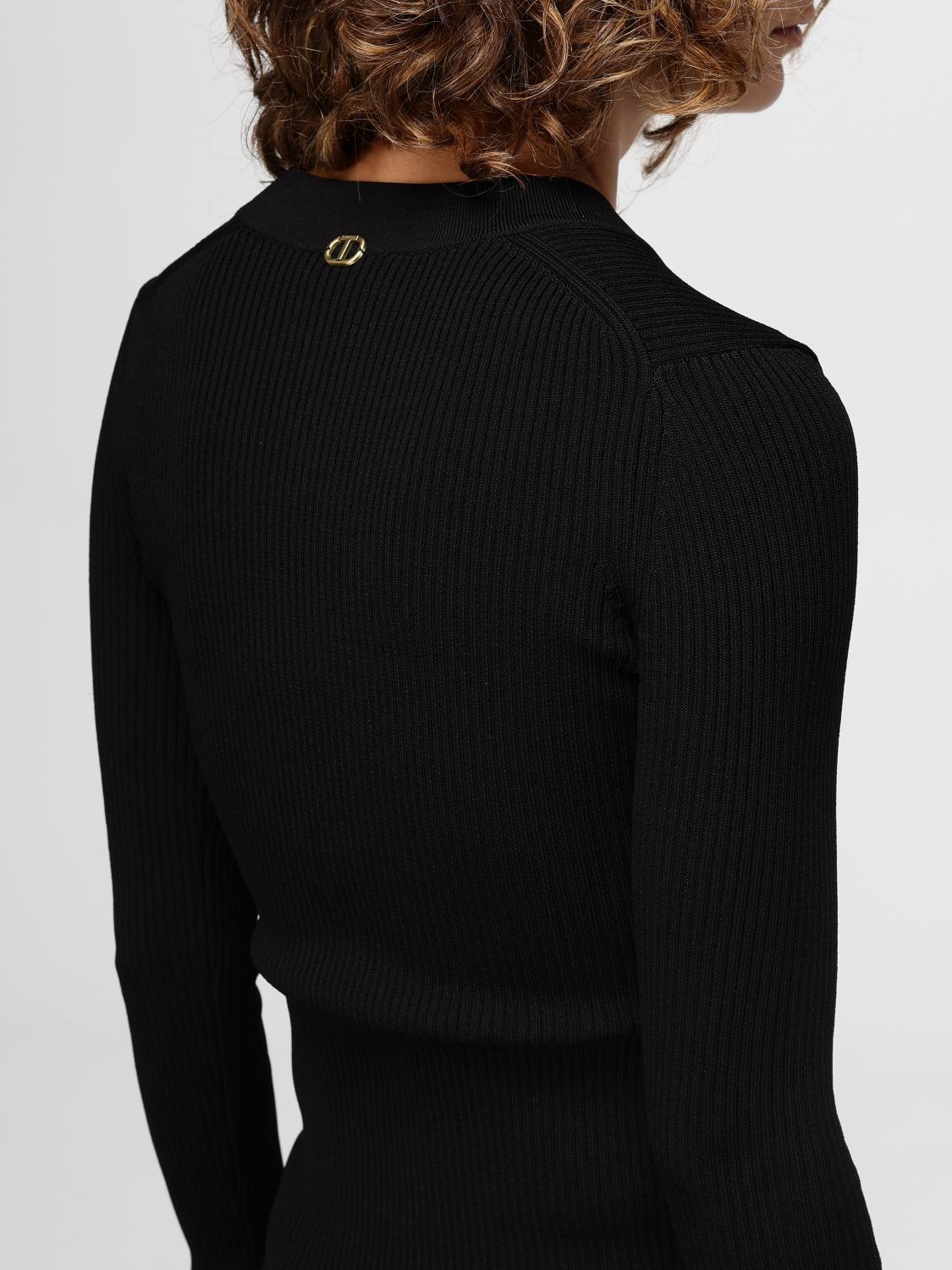 TWINSET PULL: Pull femme Twinset, Noir - Img 4