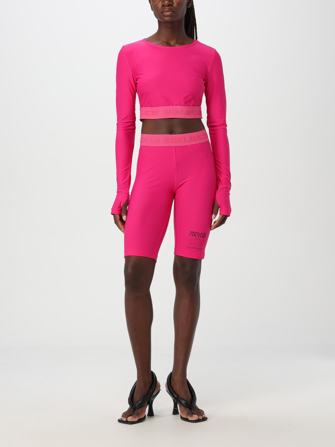 VERSACE JEANS COUTURE TOP: Top mujer Versace Jeans Couture, Fucsia - Img 2