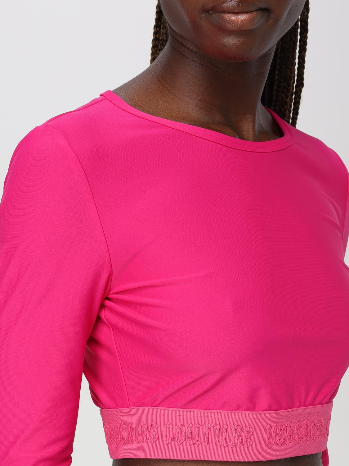 VERSACE JEANS COUTURE TOP: Top mujer Versace Jeans Couture, Fucsia - Img 4