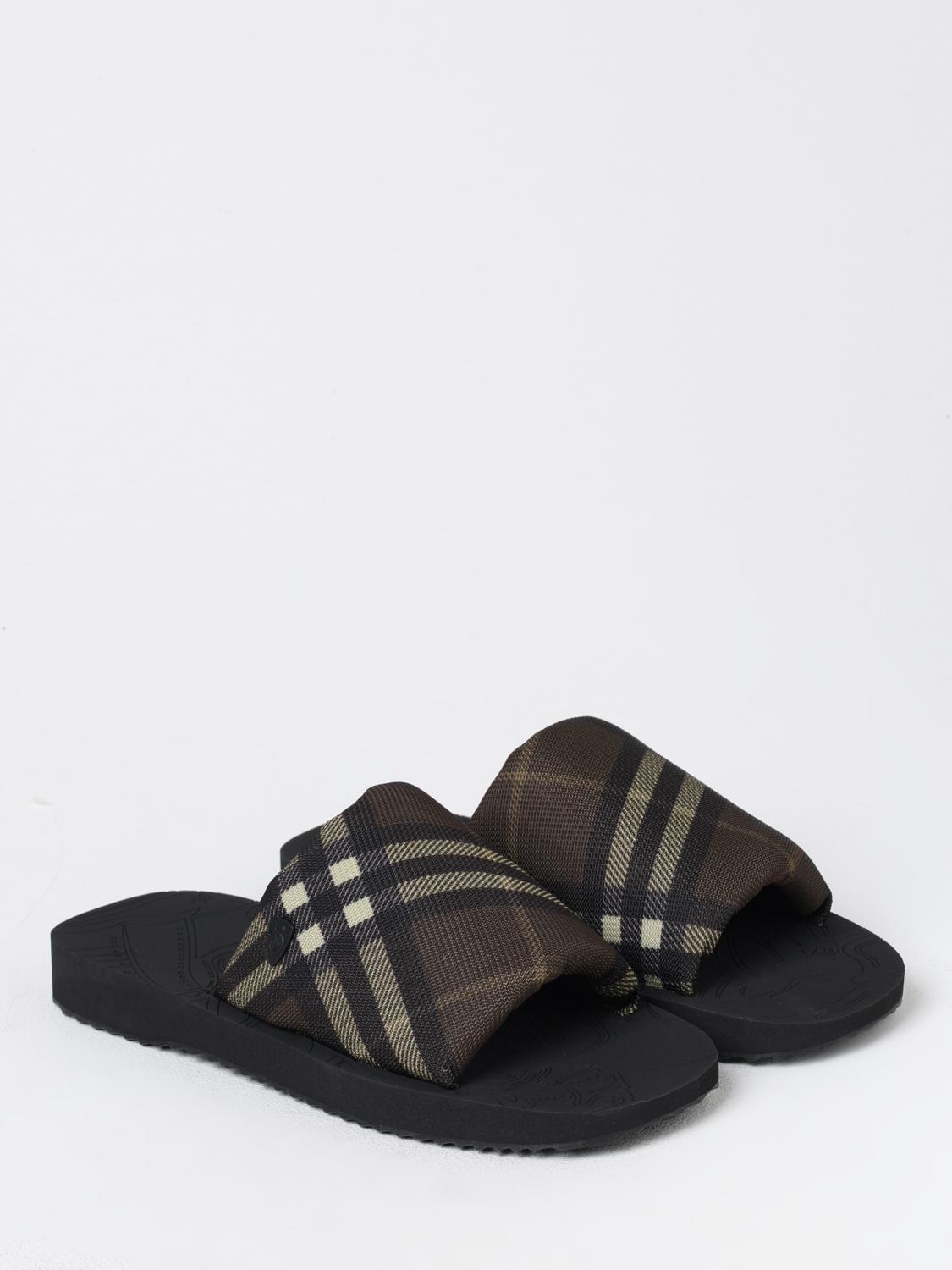 BURBERRY SANDALE: Sandales homme Burberry, Noir - Img 2