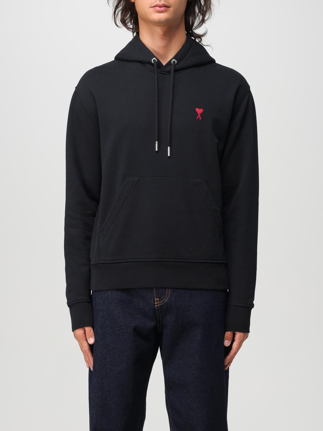 AMI PARIS SWEATSHIRT: Sweatshirt homme Ami Paris, Noir - Img 1