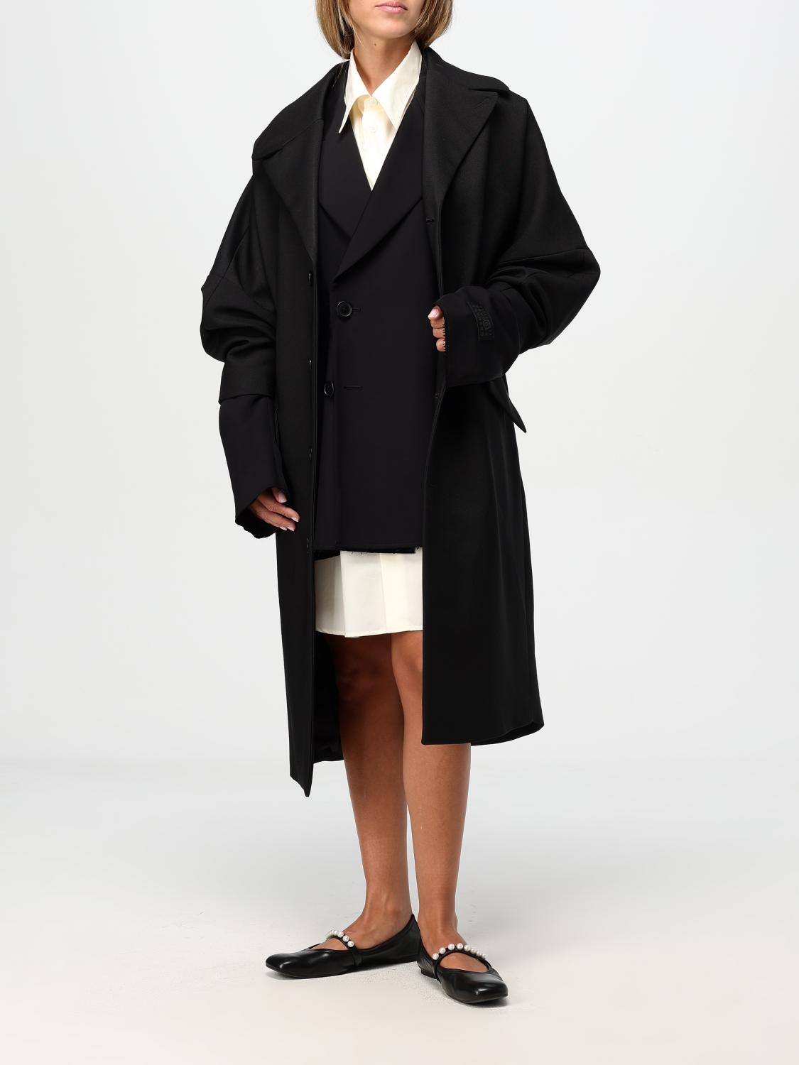 MM6 MAISON MARGIELA COAT: Coat woman Mm6 Maison Margiela, Black - Img 2