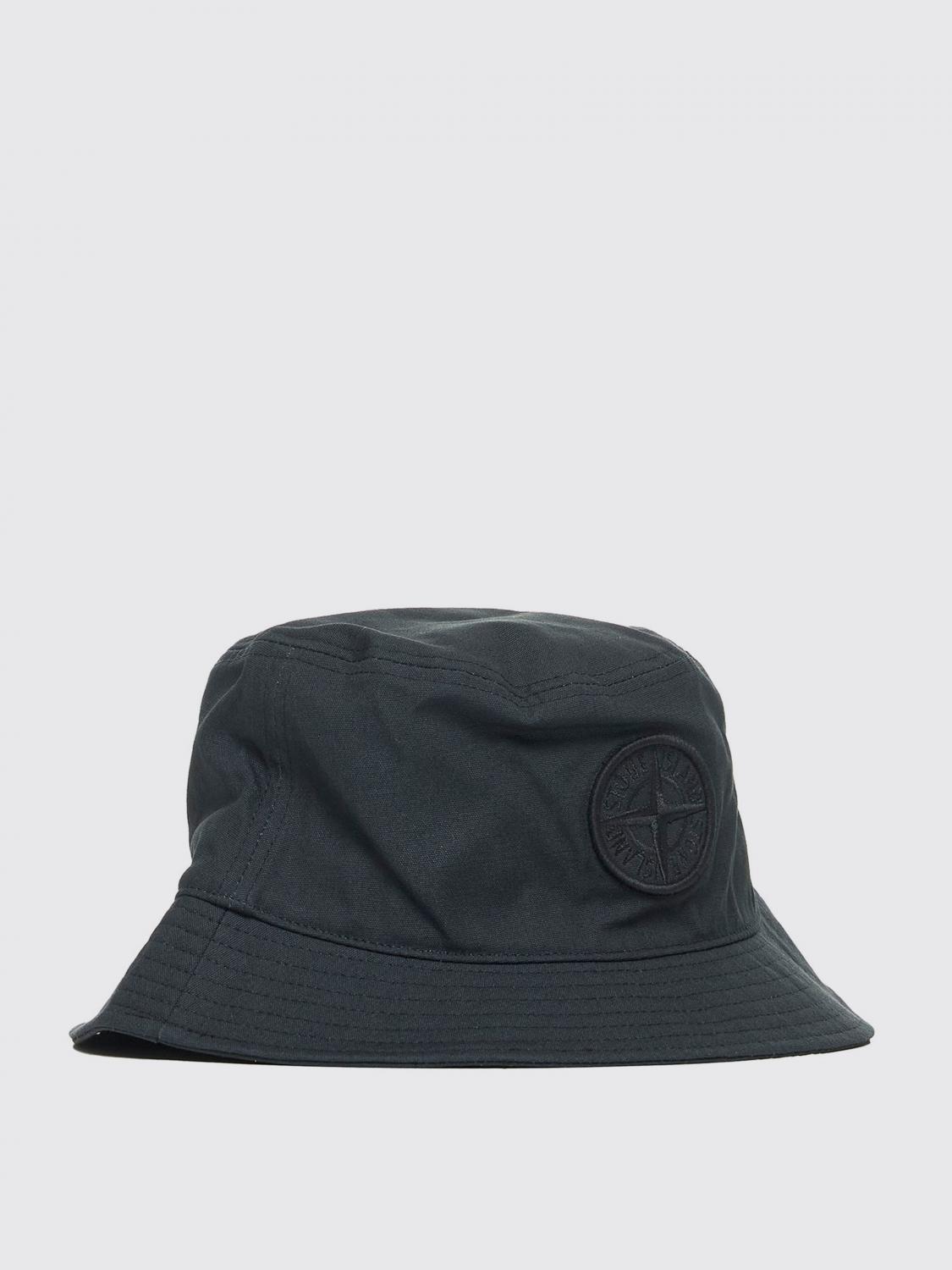 STONE ISLAND HAT: Hat men Stone Island, Black - Img 1