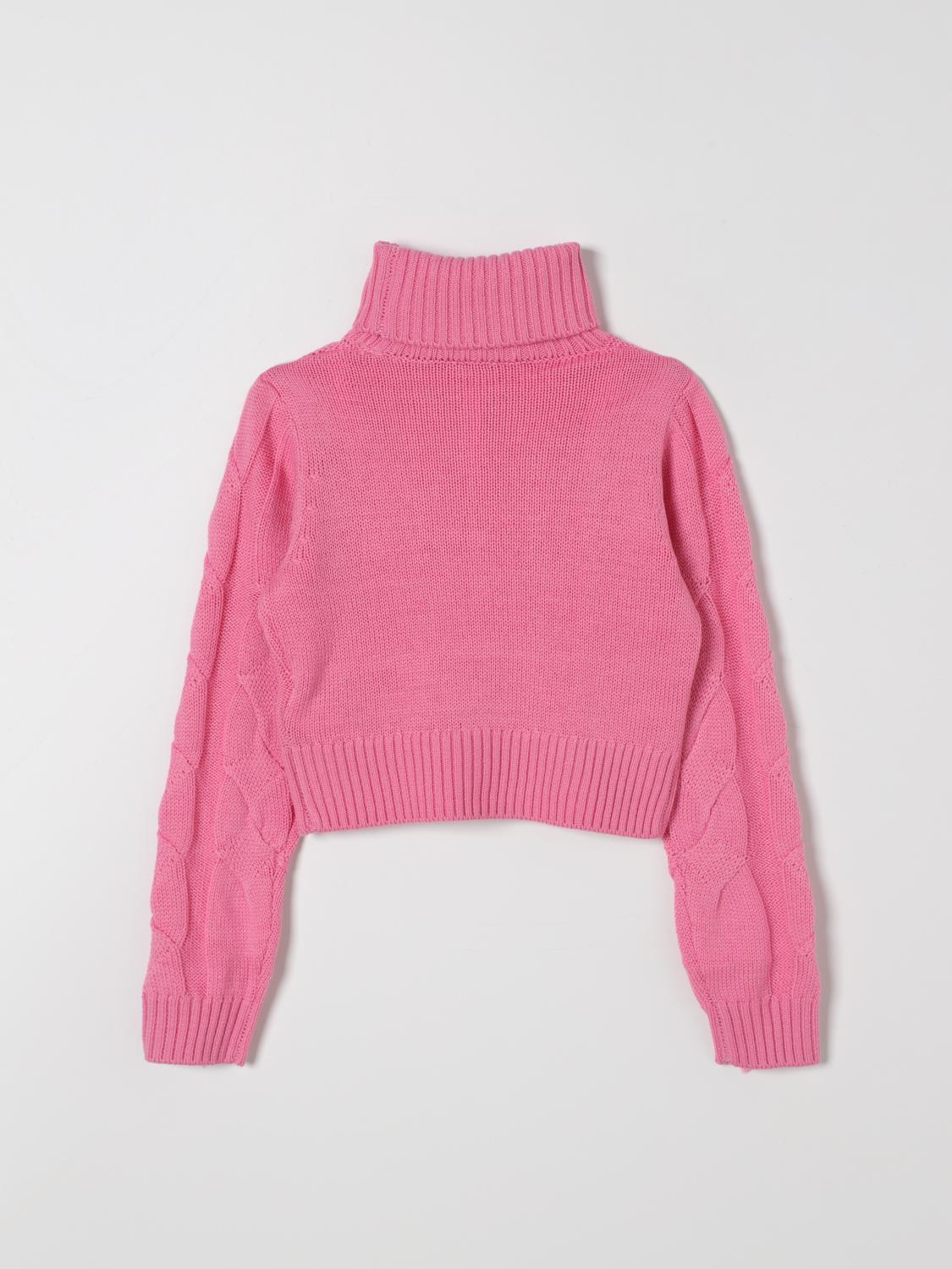 MISS BLUMARINE SWEATER: Sweater kids Miss Blumarine, Pink - Img 2