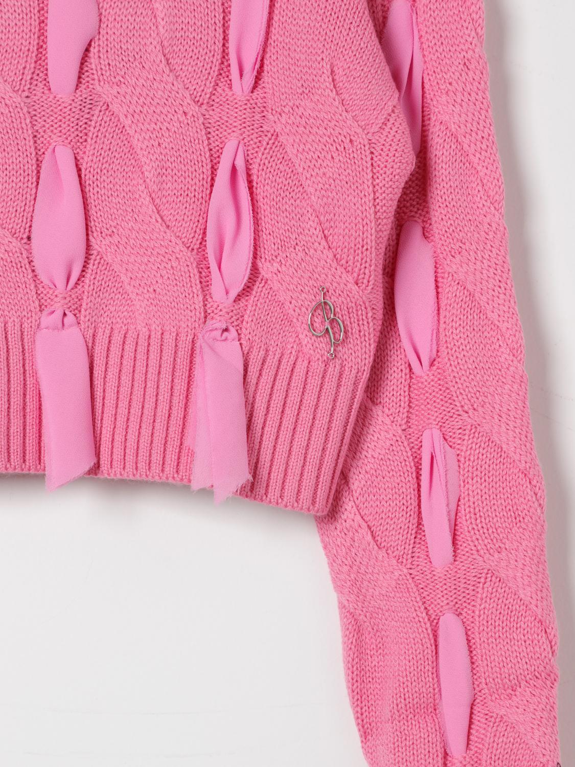 MISS BLUMARINE SWEATER: Sweater kids Miss Blumarine, Pink - Img 3