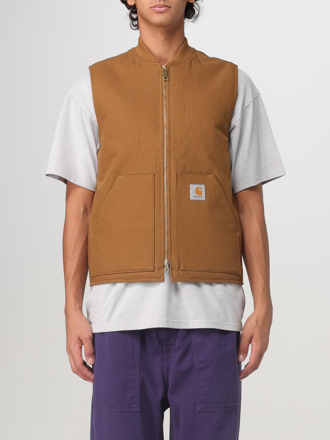 CARHARTT WIP CHALECO: Jersey hombre Carhartt Wip, Marrón - Img 1