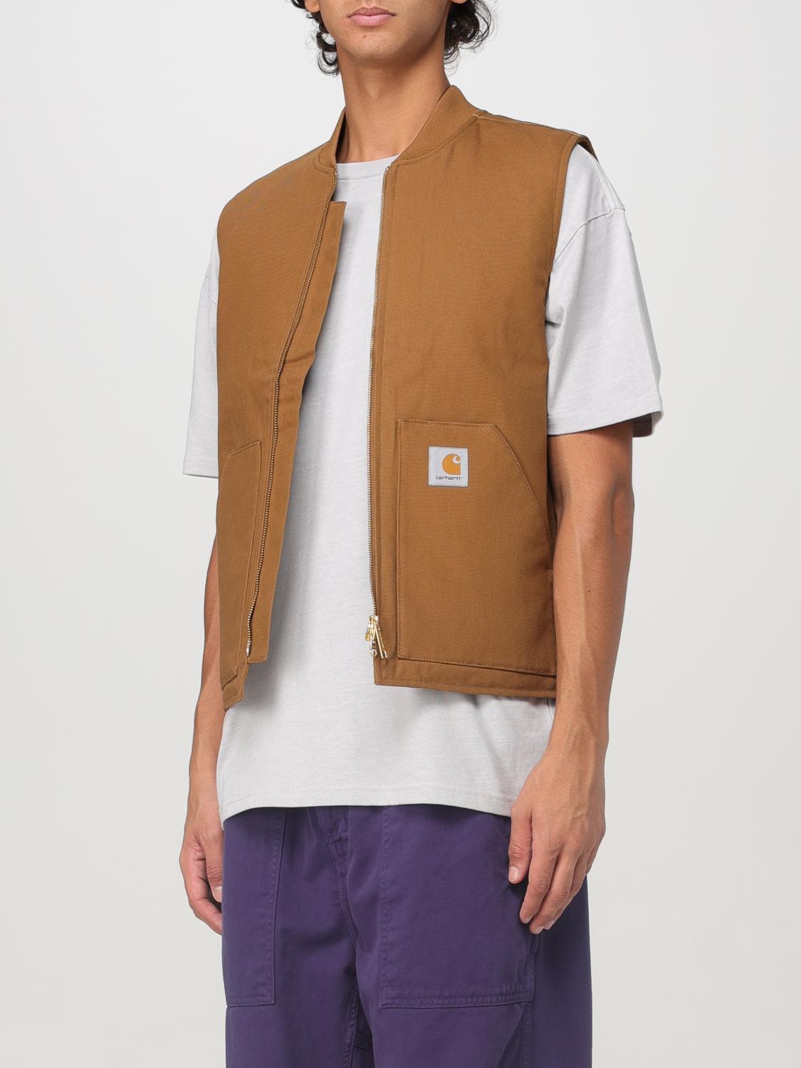 CARHARTT WIP CHALECO: Jersey hombre Carhartt Wip, Marrón - Img 4