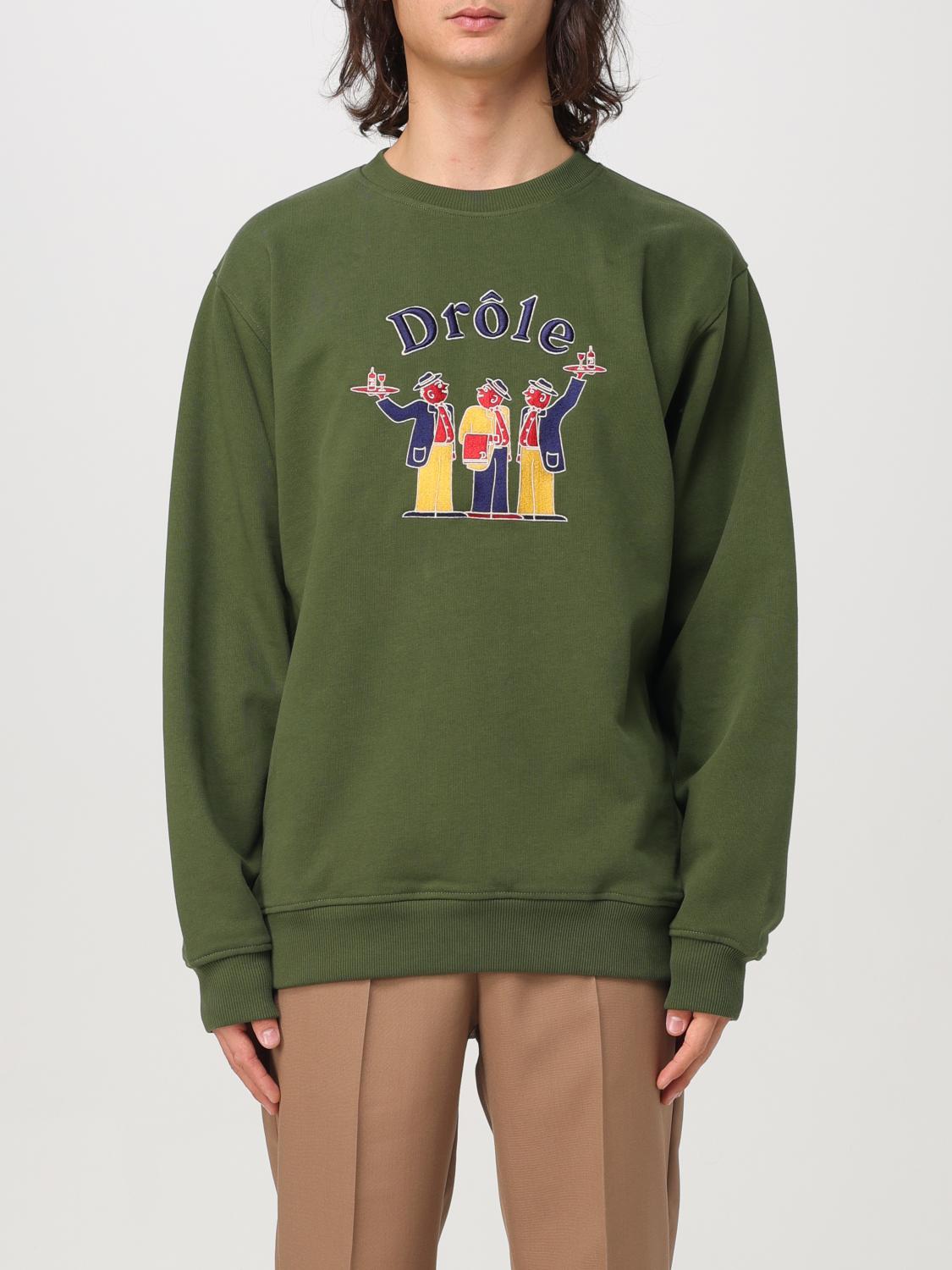 DRÔLE DE MONSIEUR SWEATSHIRT: Sweater men Drole De Monsieur, Green - Img 1