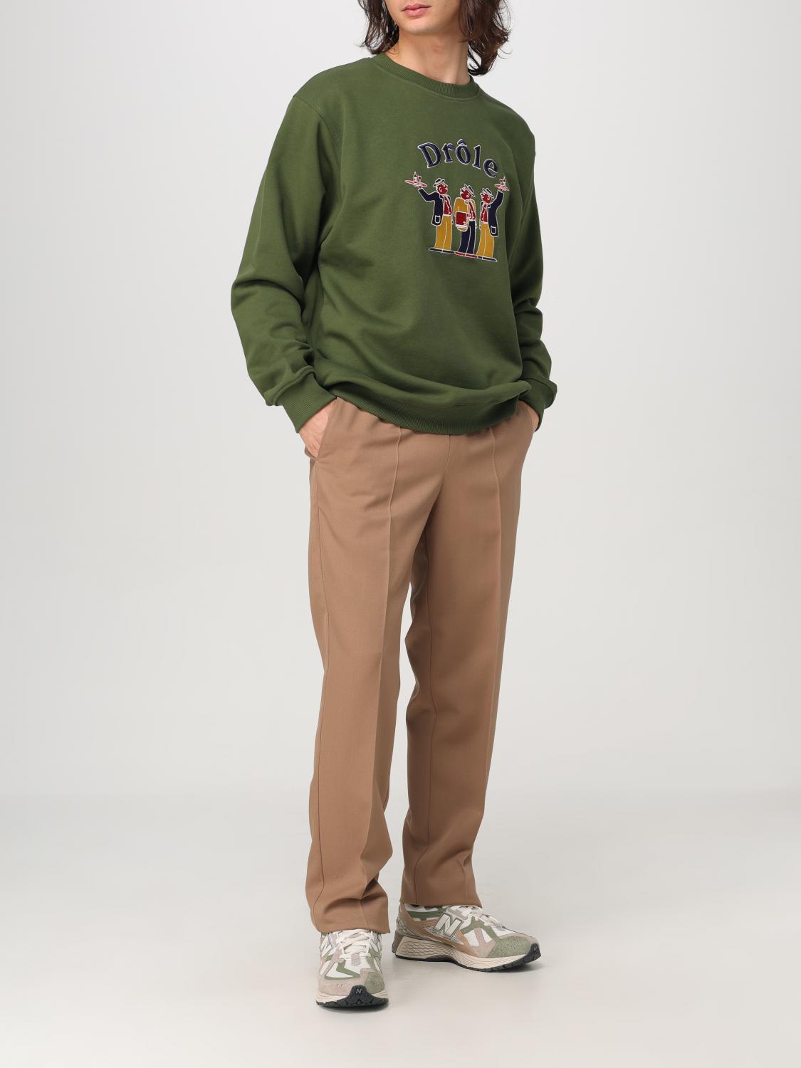 DRÔLE DE MONSIEUR SWEATSHIRT: Sweater men Drole De Monsieur, Green - Img 2