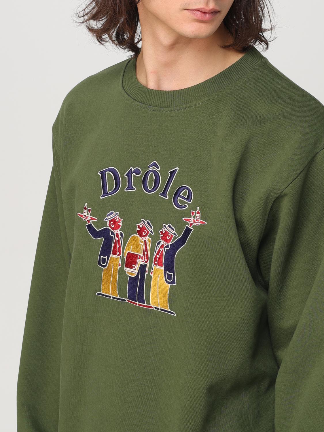 DRÔLE DE MONSIEUR SWEATSHIRT: Sweater men Drole De Monsieur, Green - Img 4