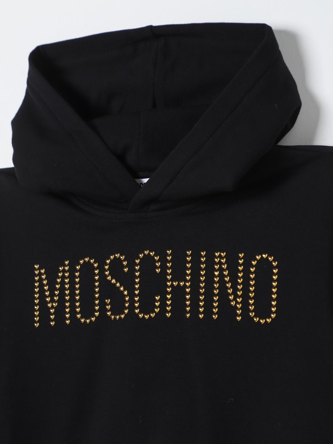 MOSCHINO PULLOVER: Pullover kinder Moschino, Schwarz - Img 3