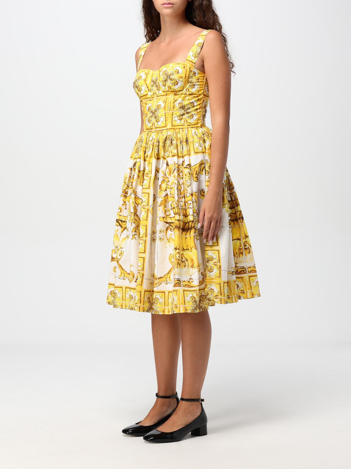 Dolce & Gabbana Dress woman - Yellow | F6ADLTHH5A0 | GIGLIO.COM