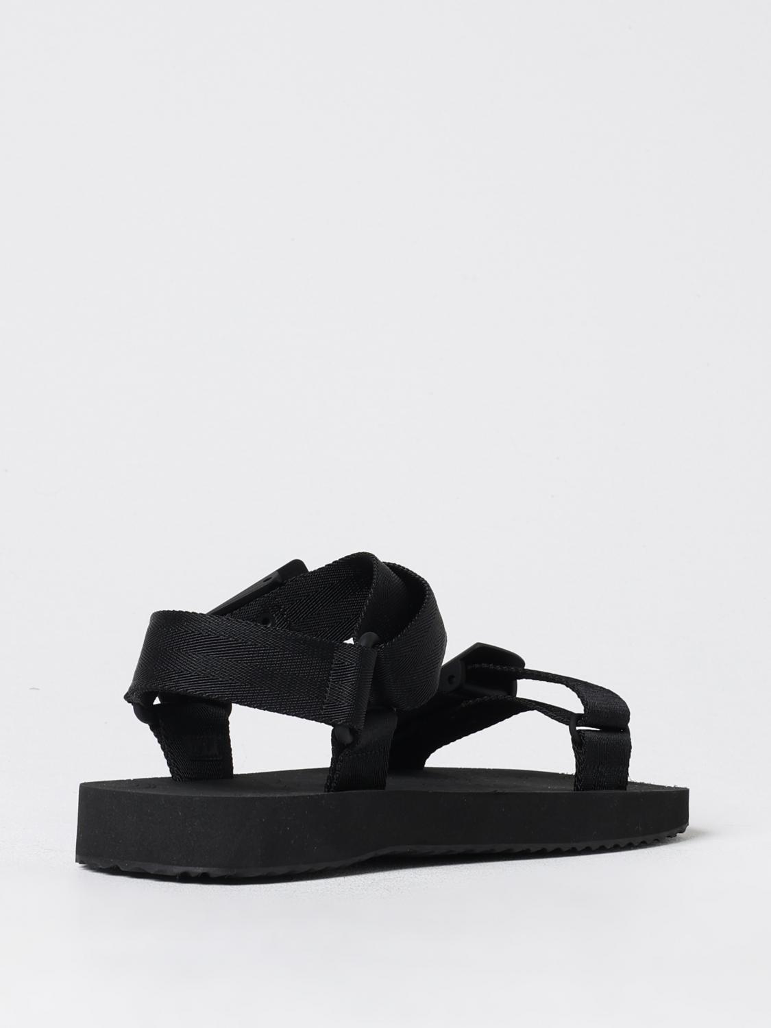 BURBERRY SANDALI: Sandalo Burberry in nylon , Nero - Img 3
