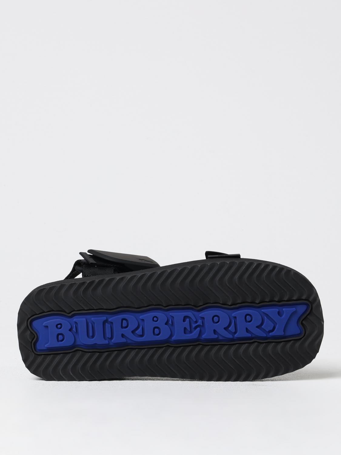 BURBERRY SANDALI: Sandalo Burberry in nylon , Nero - Img 4