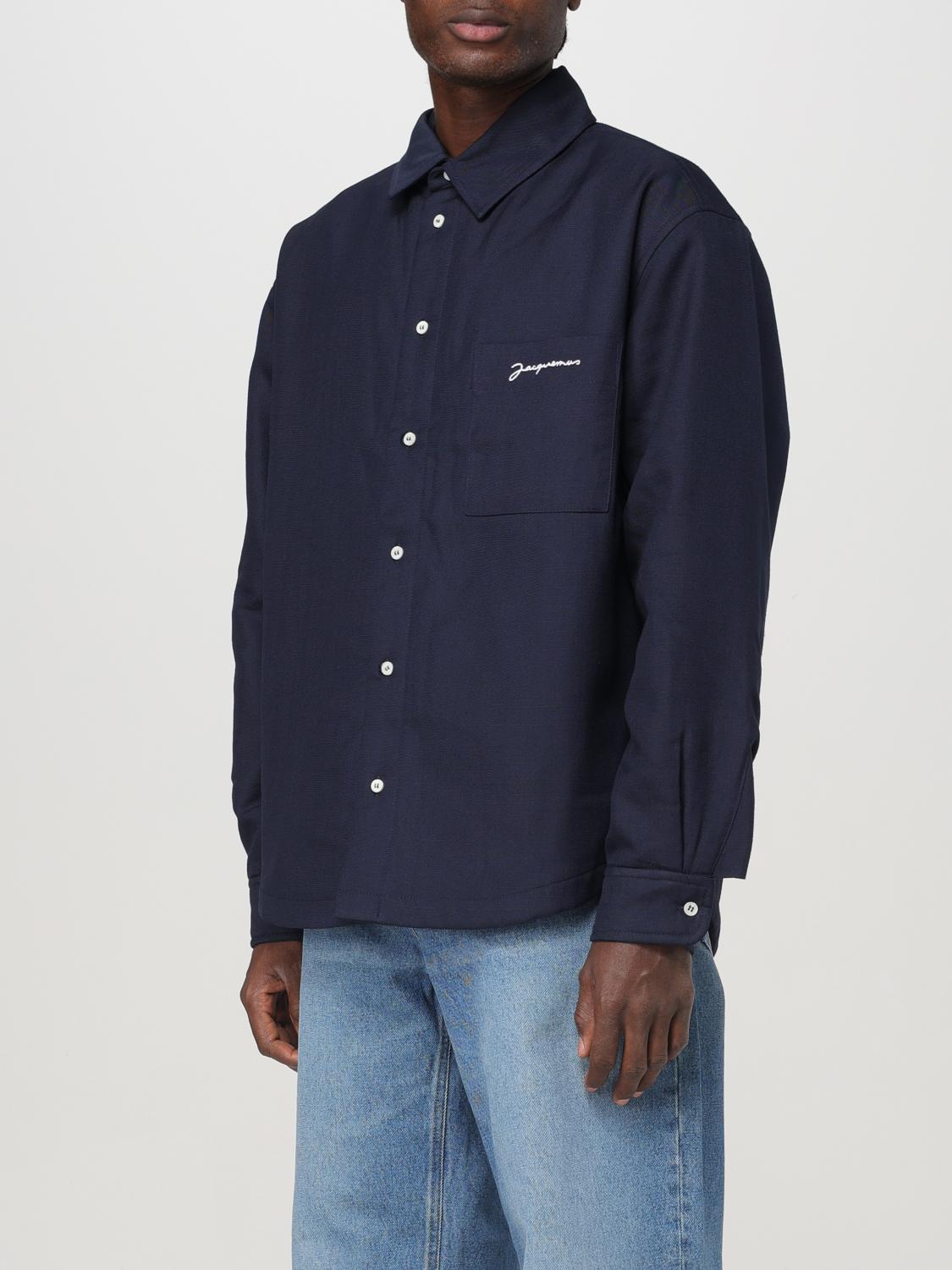 JACQUEMUS SHIRT: Shirt men Jacquemus, Blue - Img 4