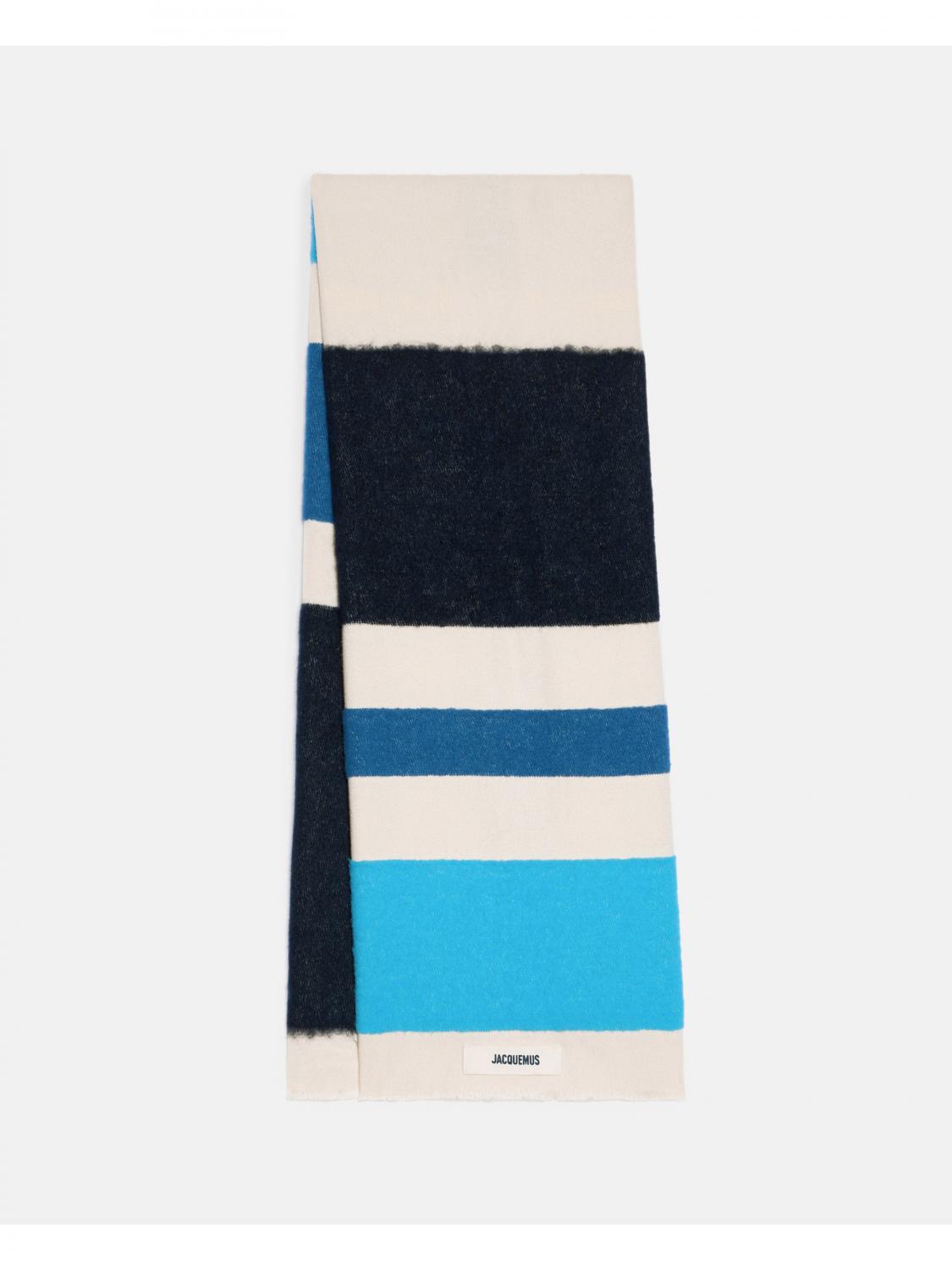 JACQUEMUS SCARF: Scarf woman Jacquemus, Blue - Img 1