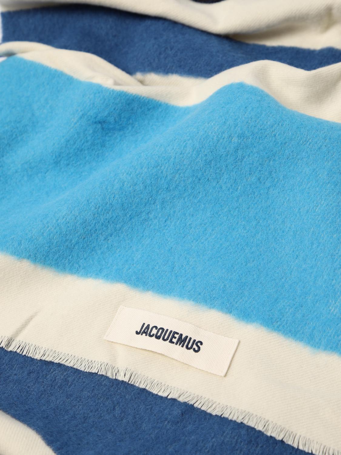 JACQUEMUS SCARF: Scarf woman Jacquemus, Blue - Img 3