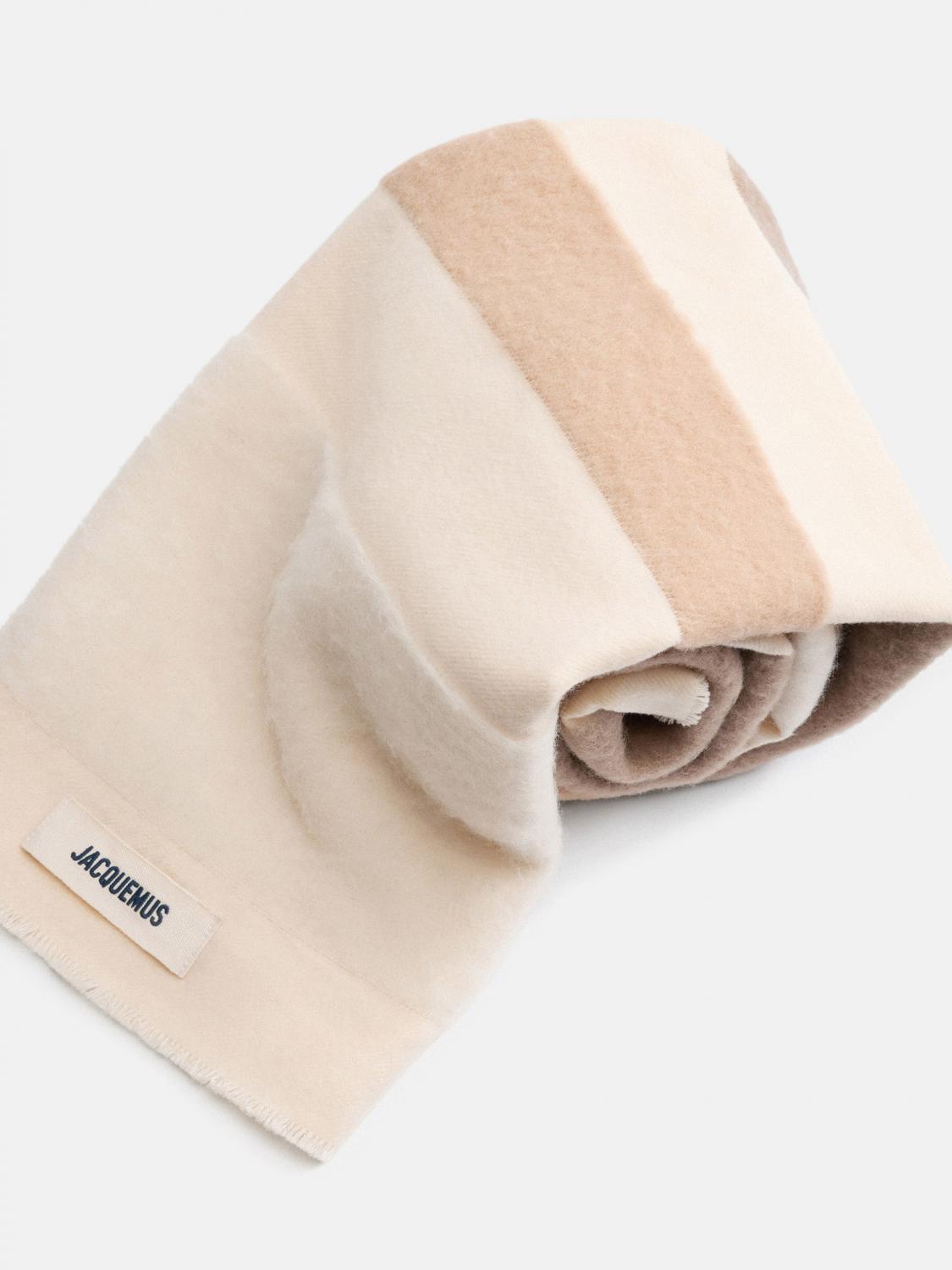 JACQUEMUS BUFANDA: Bufanda mujer Jacquemus, Beige - Img 2