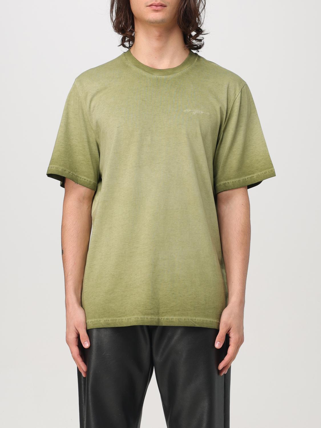 MSGM T-SHIRT: T-shirt men MSGM, Green - Img 1