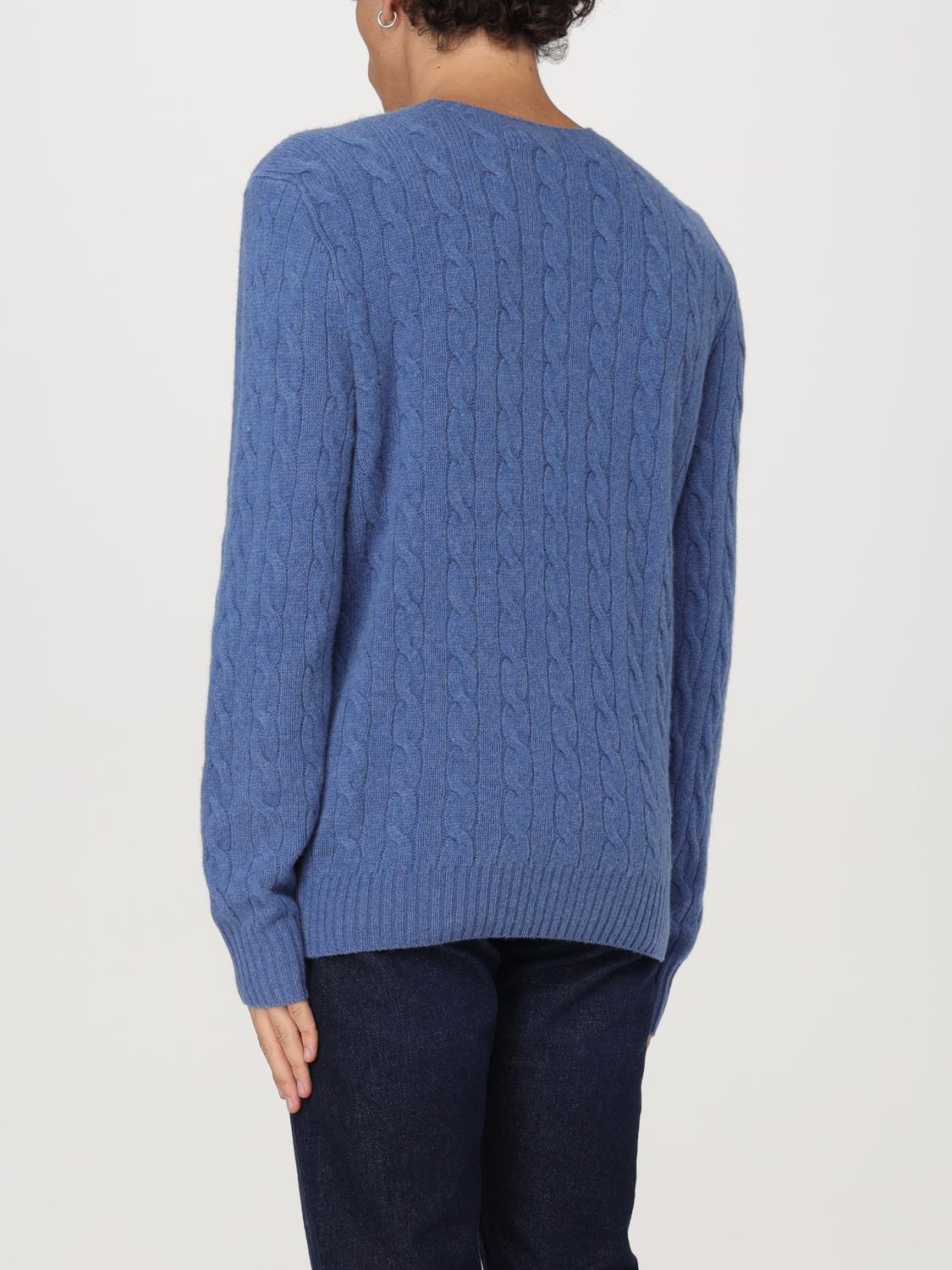 POLO RALPH LAUREN SWEATER: Sweater men Polo Ralph Lauren, Gnawed Blue - Img 2