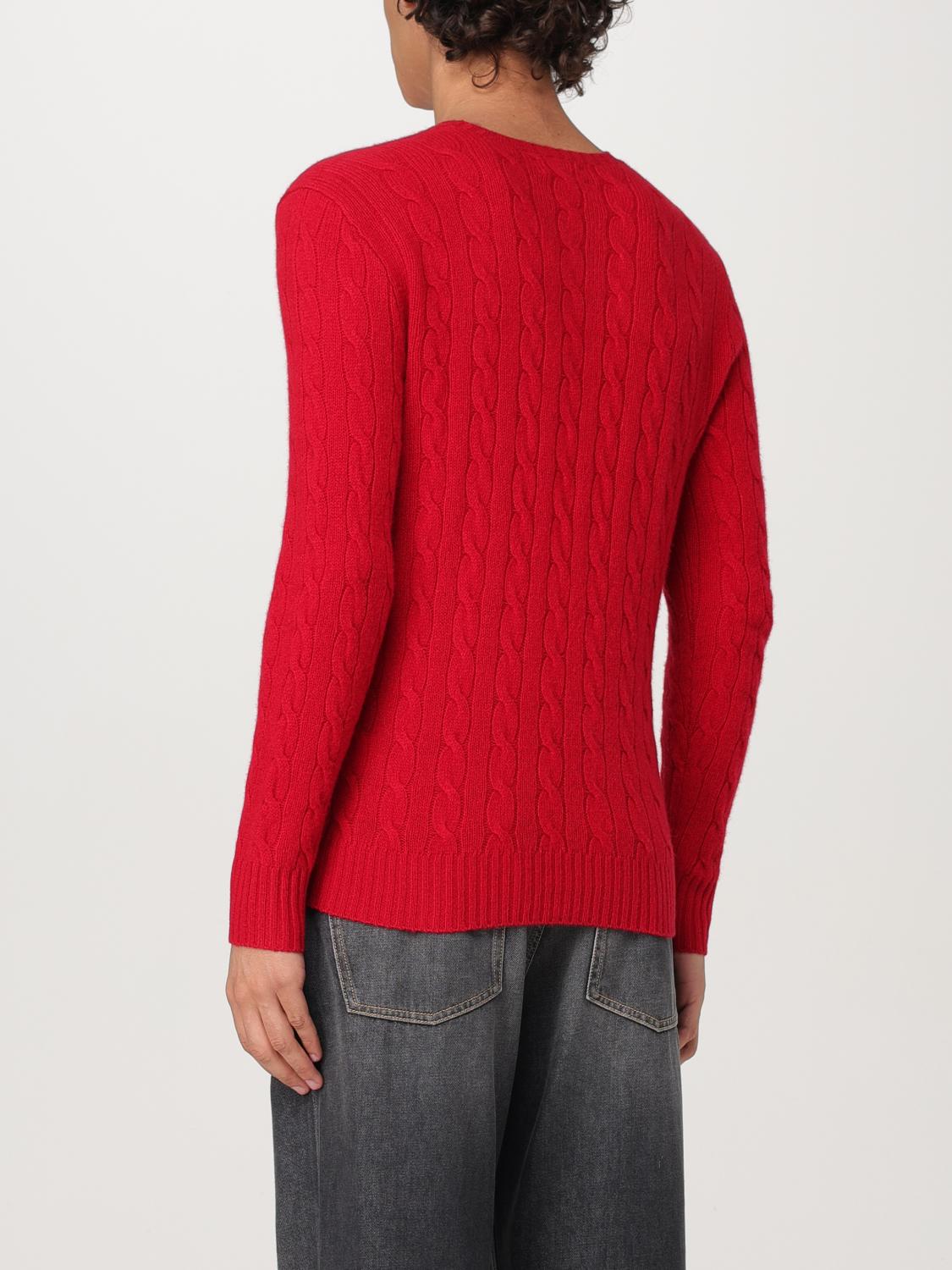 POLO RALPH LAUREN SWEATER: Sweater men Polo Ralph Lauren, Red - Img 2