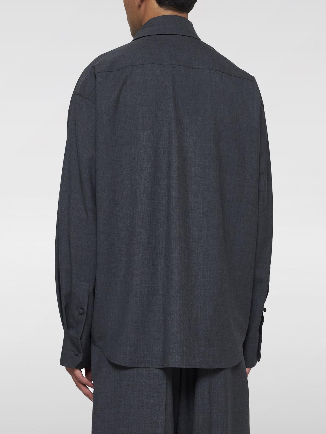 VALENTINO CAMICIA: Camicia Valentino in lana , Grigio - Img 2