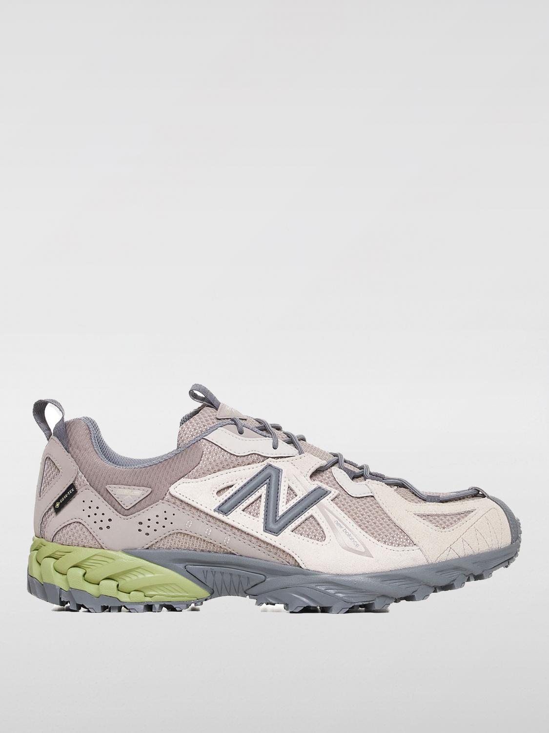NEW BALANCE SNEAKERS: Sneakers 610Xv1 New Balance in pelle e Gore-tex, Kaki - Img 1