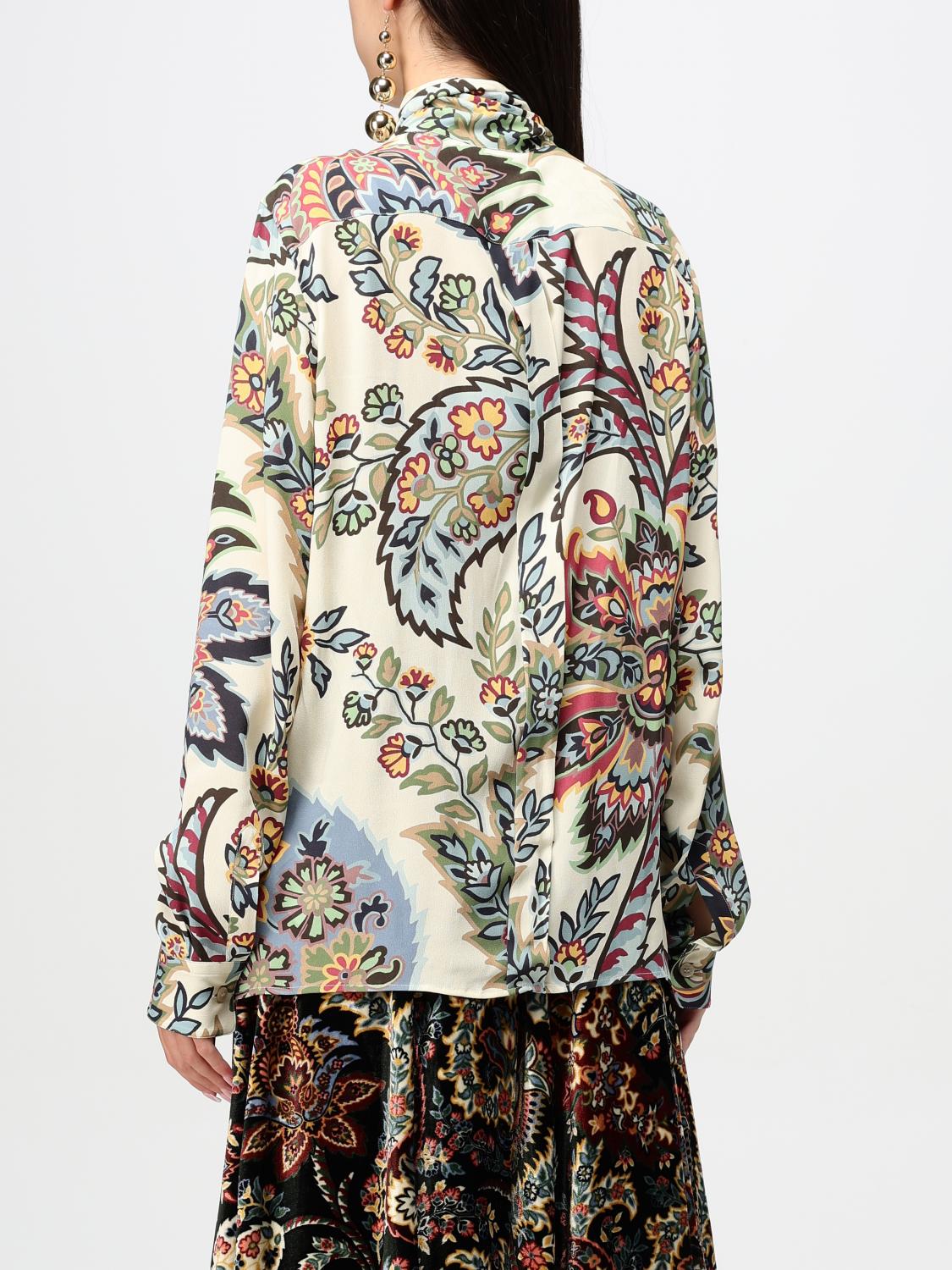 ETRO SHIRT: Shirt woman Etro, Beige - Img 3