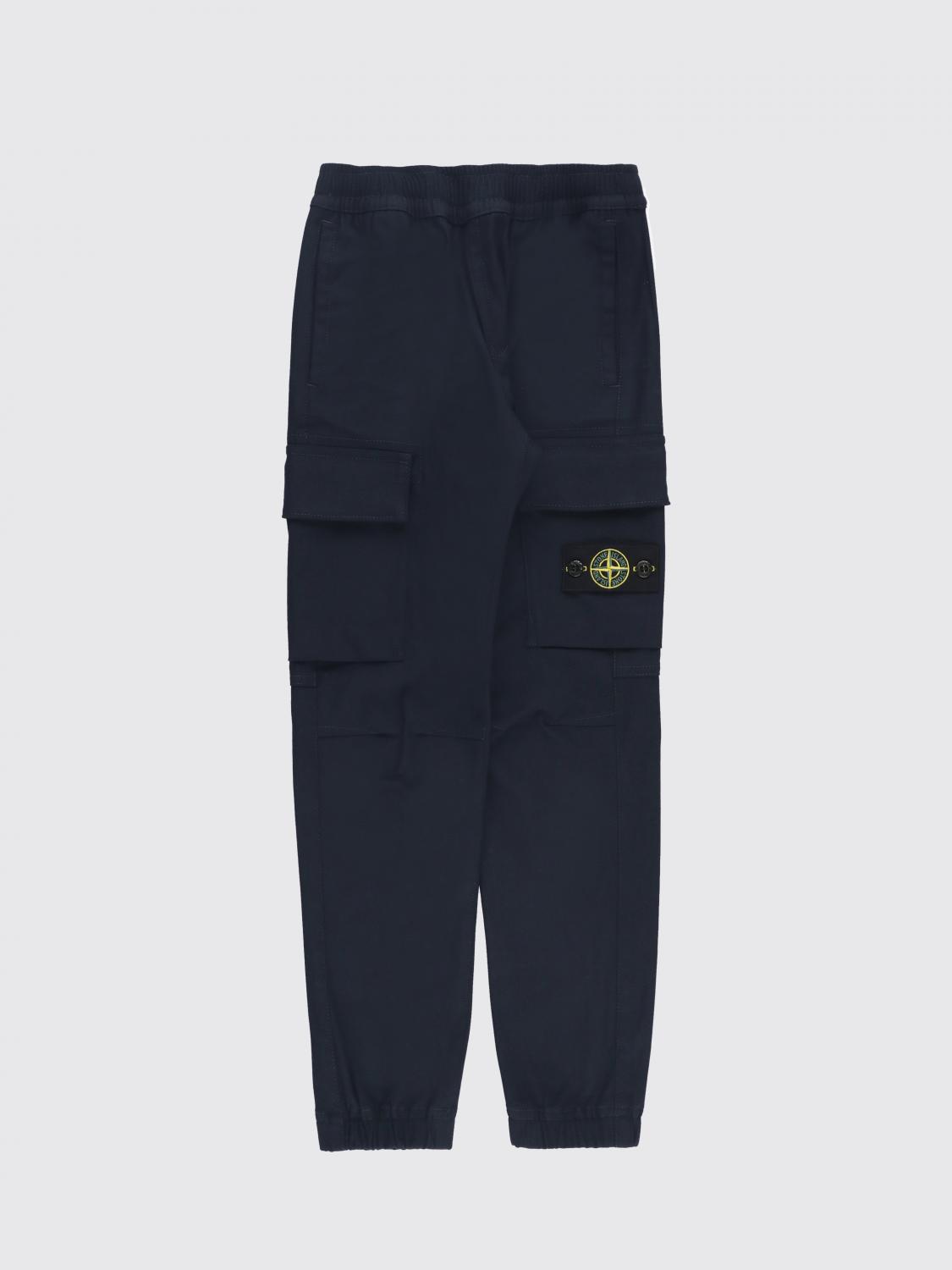 STONE ISLAND JUNIOR PANTS: Pants kids Stone Island Junior, Blue - Img 1