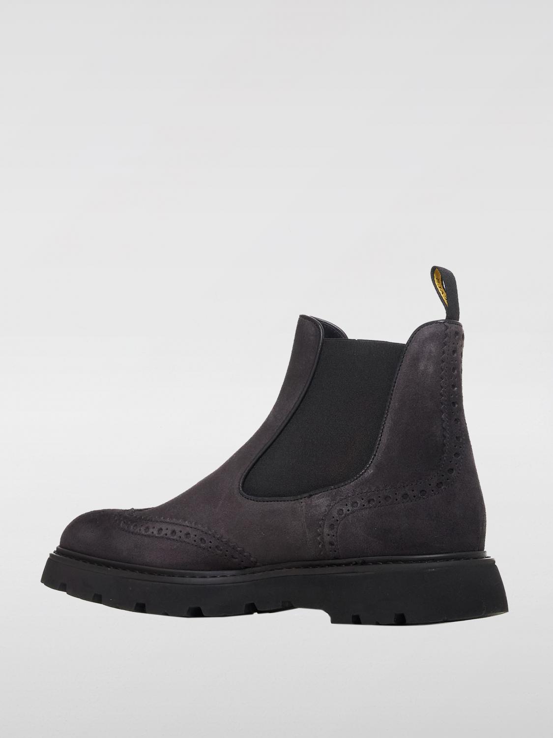 DOUCAL'S BOOT: Suede Ankle Boots with Brogue Detail Doucal's, Grey - Img 3