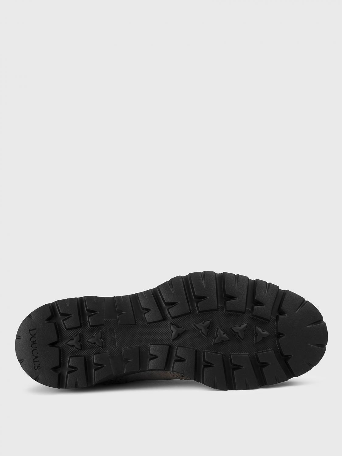 DOUCAL'S STIVALETTI: Stivaletto Doucal's in camoscio con motivo brogue , Tabacco - Img 4