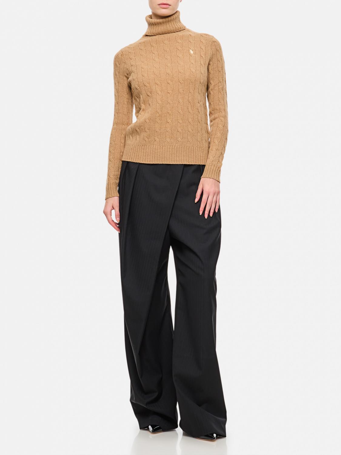 POLO RALPH LAUREN PULLOVER: Pullover damen Polo Ralph Lauren, Camel - Img 2