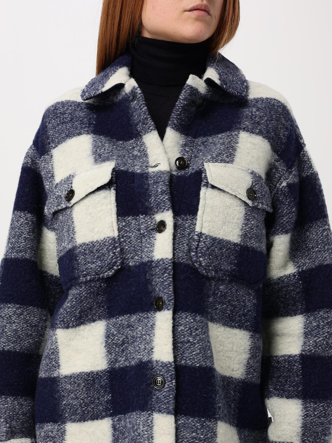 WOOLRICH 衬衫: 衬衫 女士 Woolrich, 海军蓝 - Img 4