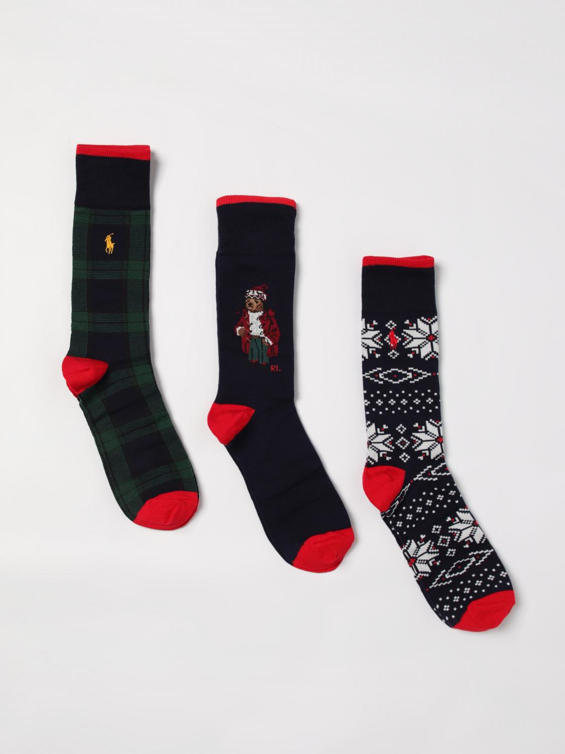 POLO RALPH LAUREN SOCKS: Socks men Polo Ralph Lauren, Multicolor - Img 1